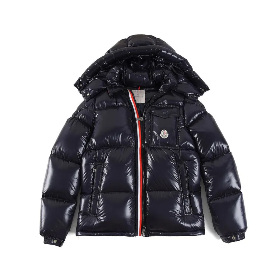 Montbeliard 19FW 三色条纹双拉链羽绒服