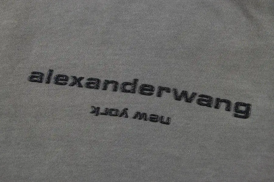 Alexander Wang AW Flash Powder Short Sleeve Retro Blue & Cement Gray