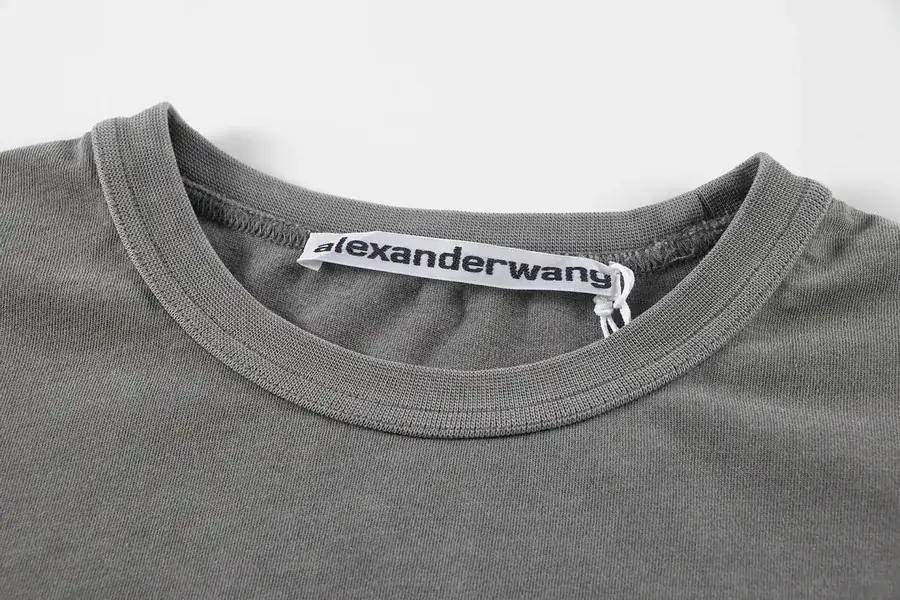 Alexander Wang AW Flash Powder Short Sleeve Retro Blue & Cement Gray