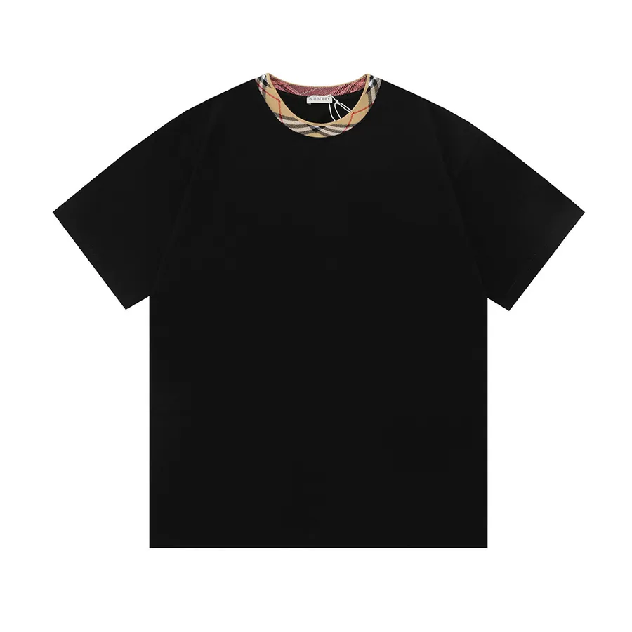 P180 Burberry Custom Check Pattern T Shirt