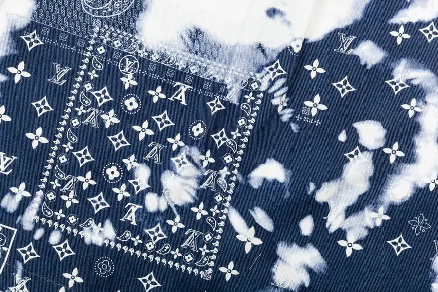 LV Cow Print 2025 Summer New Denim Shirt