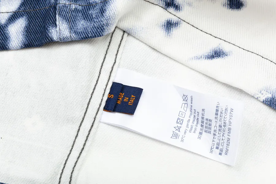 LV Cow Print 2025 Summer New Denim Shirt