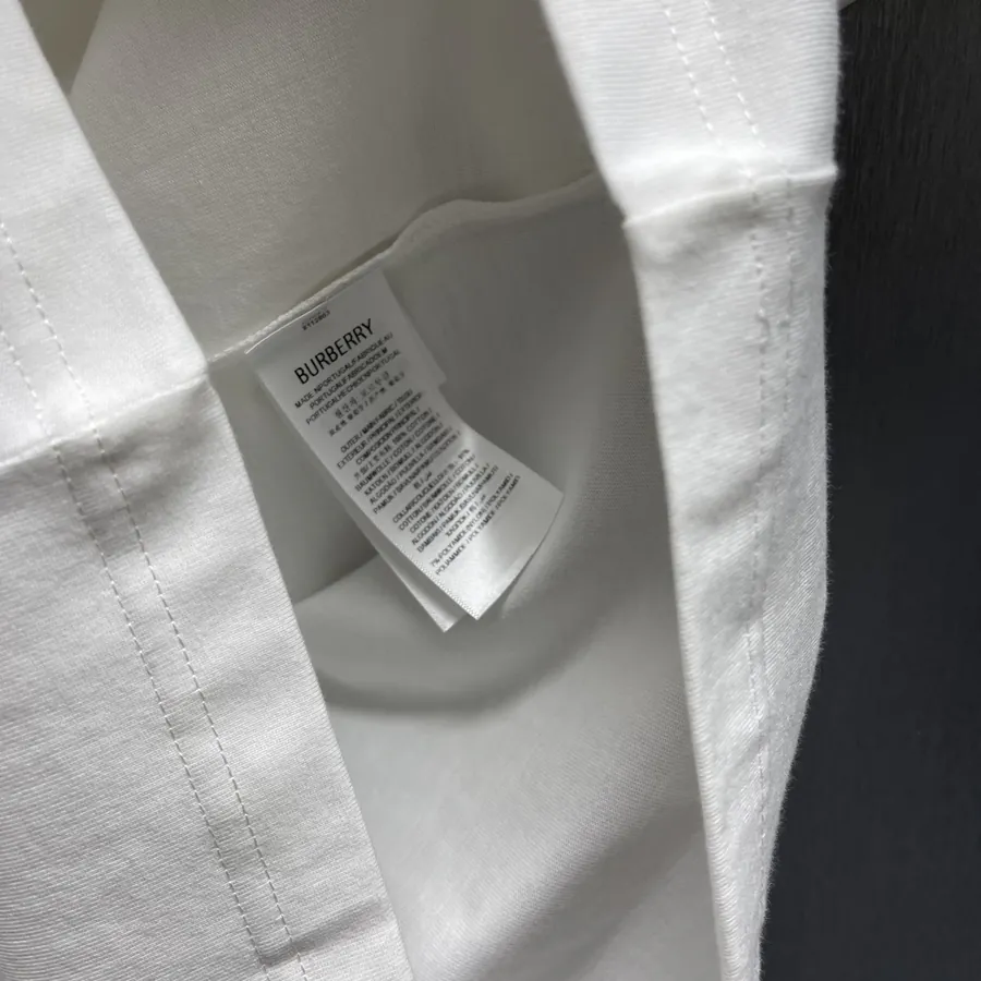 Burberry Latest 2023 Checked Cotton T Shirt, Unisex