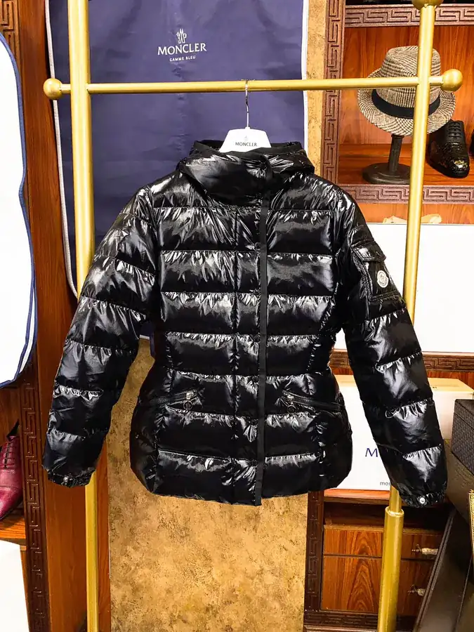 Premium Down Jacket by MON Slim Fit, Waist Cinching Design
