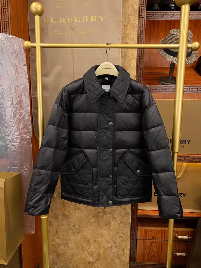 Burberry Women's Checkered Down Jacket Premium Quality