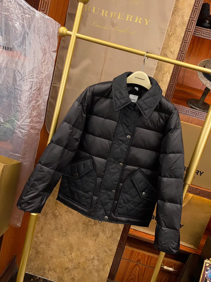 Burberry Women's Checkered Down Jacket Premium Quality
