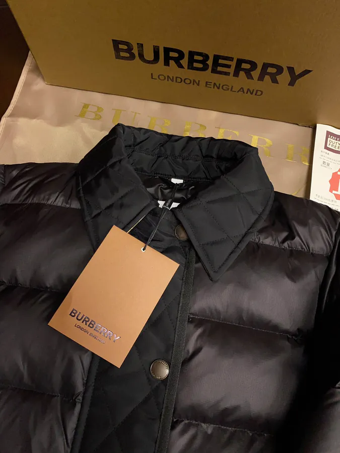 Burberry Women's Checkered Down Jacket Premium Quality