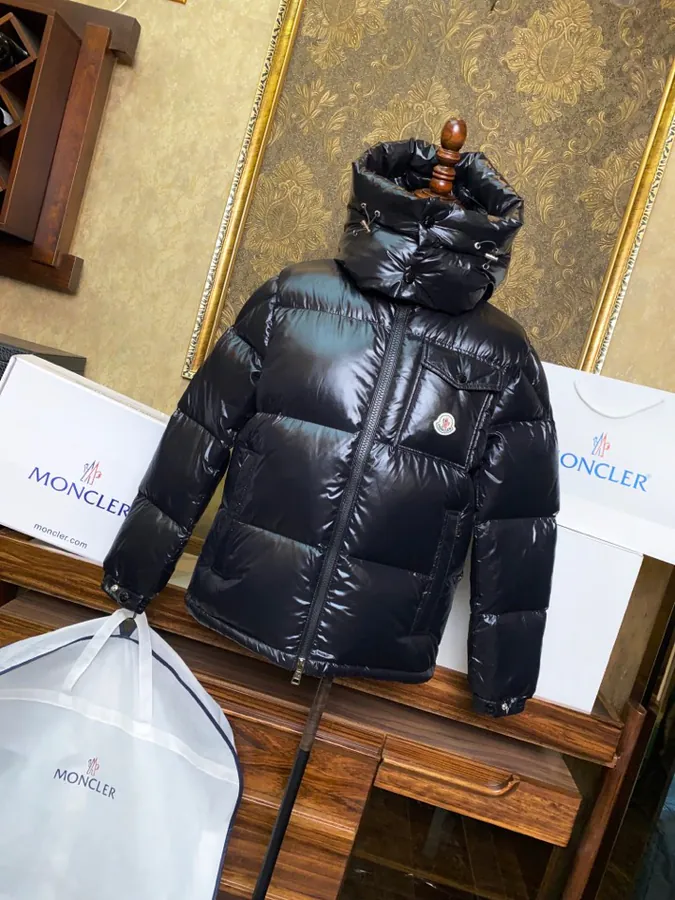 Montbeliard 19FW New Fashion 3 Striped Double Zip Winter Jacket