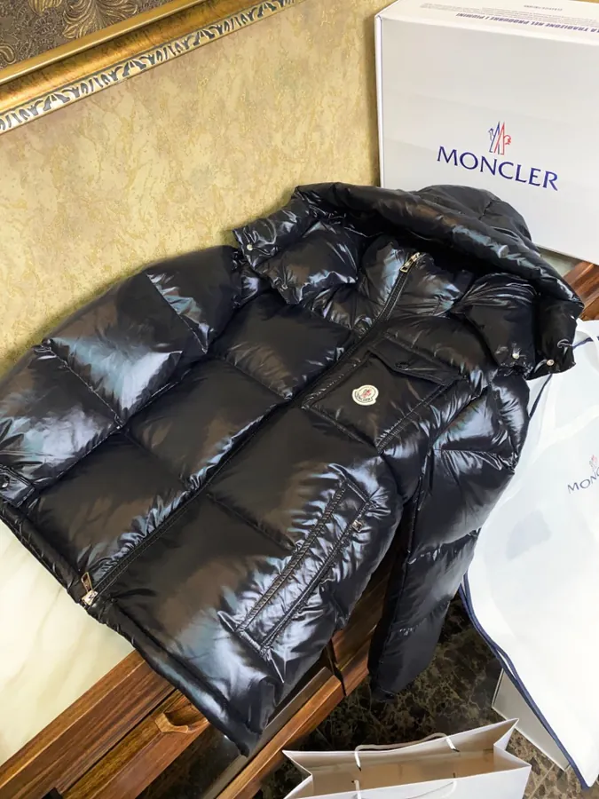 Montbeliard 19FW New Fashion 3 Striped Double Zip Winter Jacket