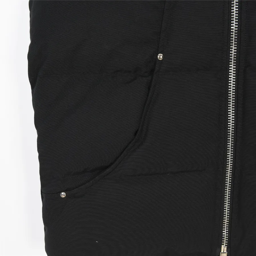 Thick Winter Down Jacket with Grained Calfskin Lining Moose Knuckles