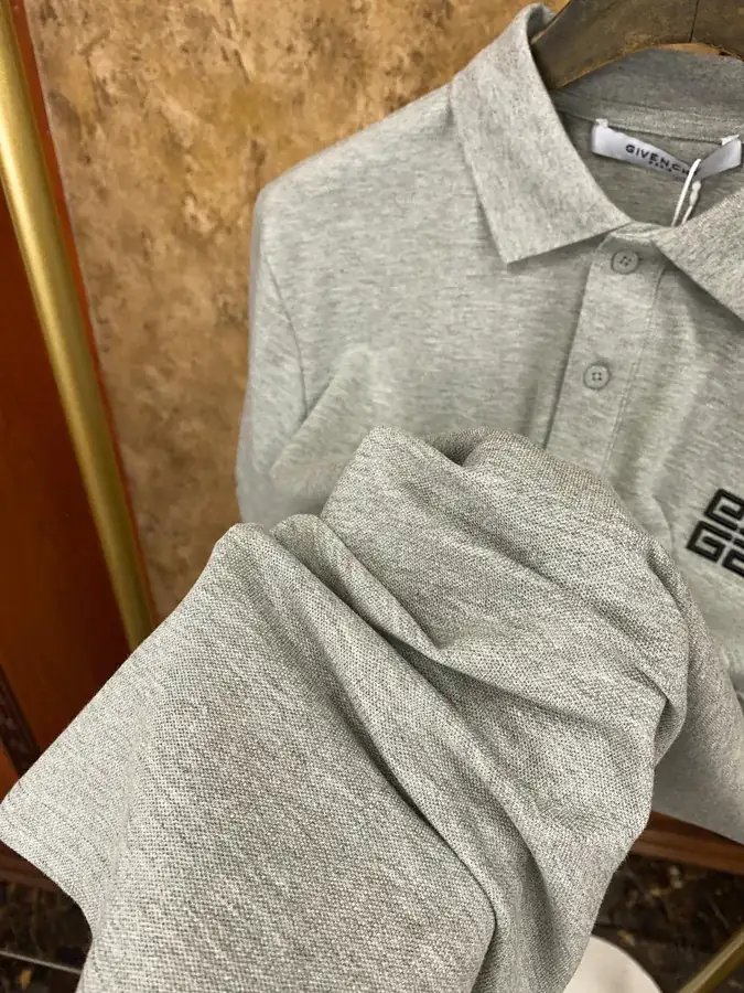 Ji Fanxi 2025 New Polo Shirt Classic Embroidered Letter Collar