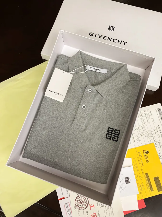 Ji Fanxi 2025 New Polo Shirt Classic Embroidered Letter Collar