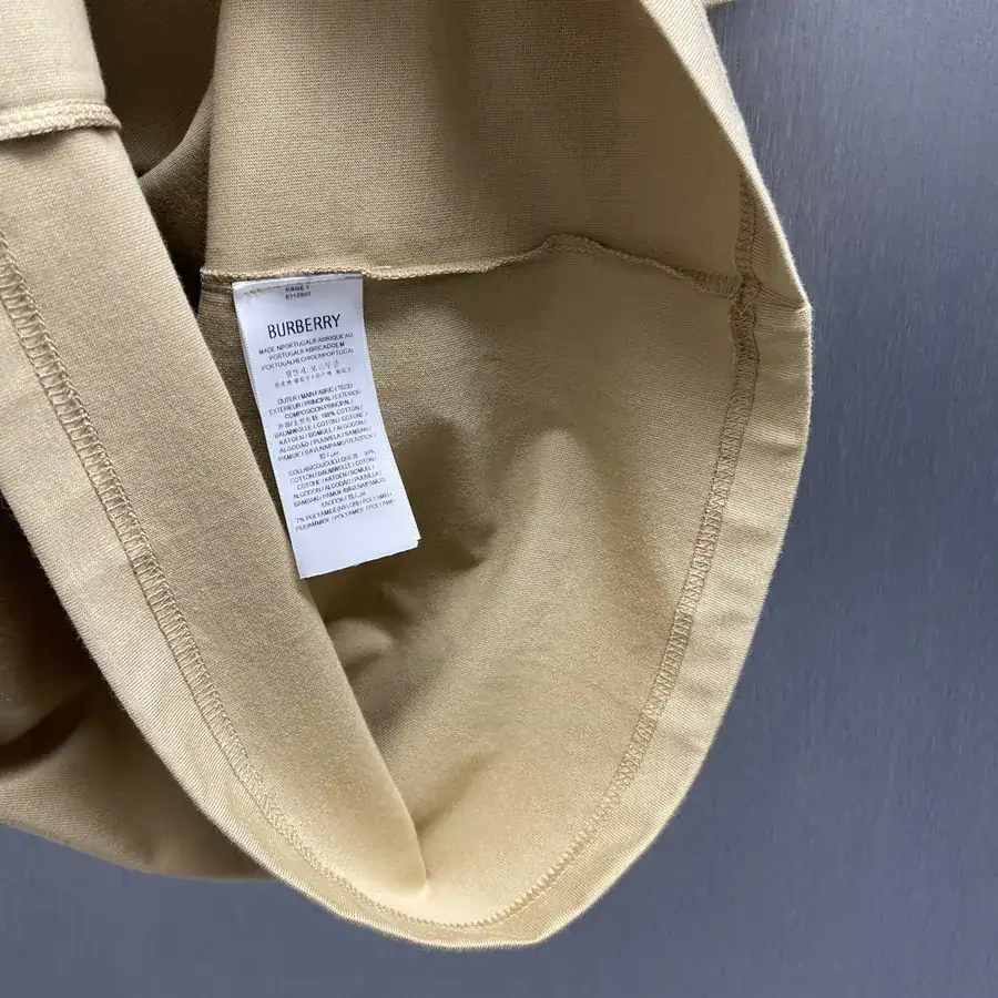 Burberry 2023 New Arrival Checked Pattern Cotton T Shirt, Unisex