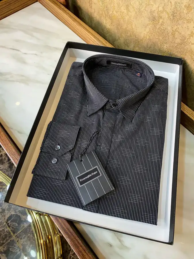 Gianella Noble Menswear Premium Shirt with Anti Fold and Iron Free Finish