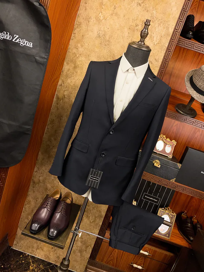 New Arrival Premium Suit Set Wool Blend 50% + Polyester 50%
