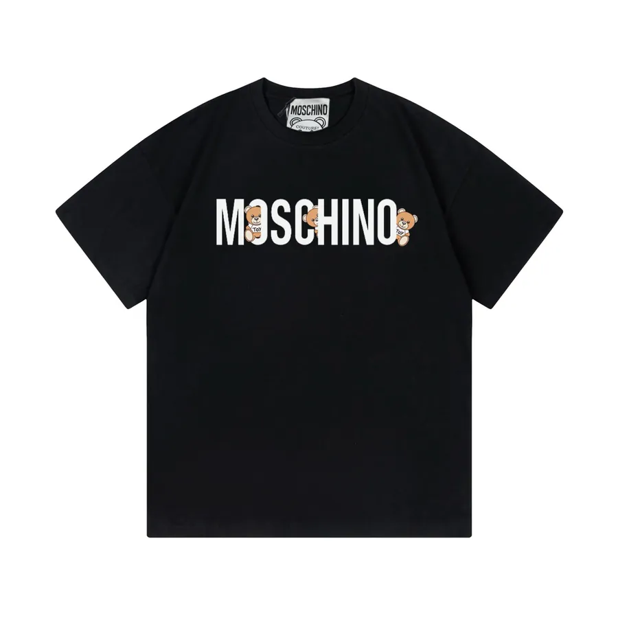 Moschino 2025 New Collection Letter Bear Logo T Shirt