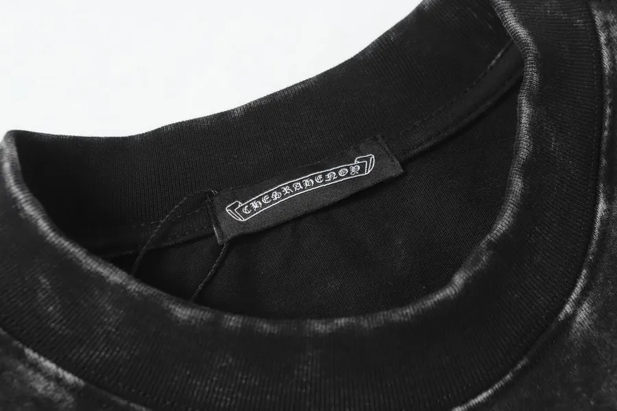 Kroen Tote with Letter Logo and Round Collar Short Sleeve