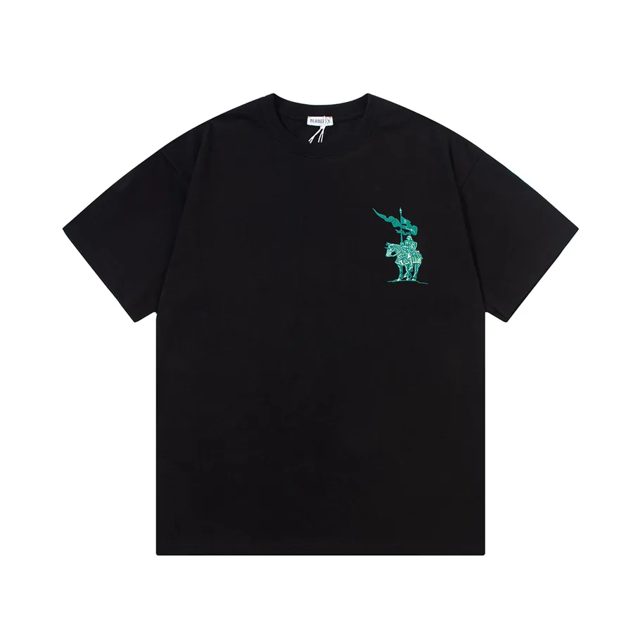 Burberry 2025 Official New Arrival Plush Tartan Logo T Shirt for Men and Women