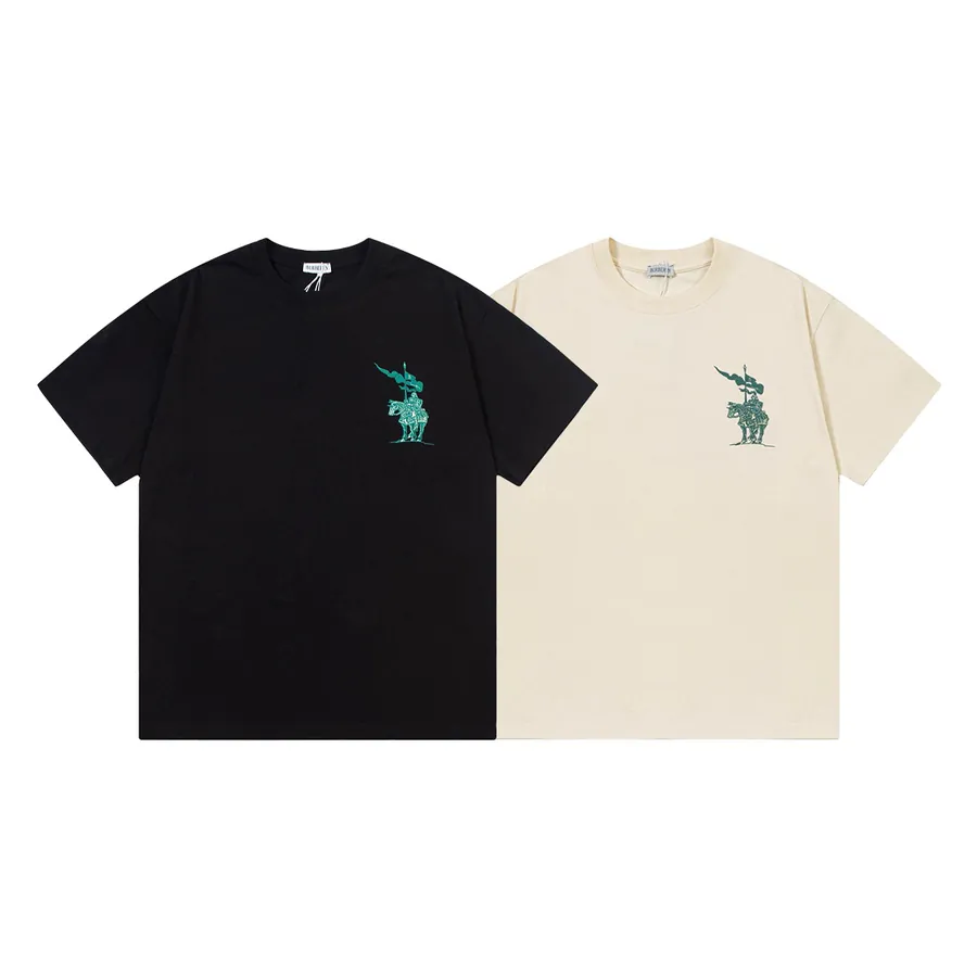 Burberry 2025 Official New Arrival Plush Tartan Logo T Shirt for Men and Women