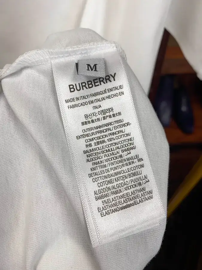 Burberr 2024 Vintage Pattern T Shirt