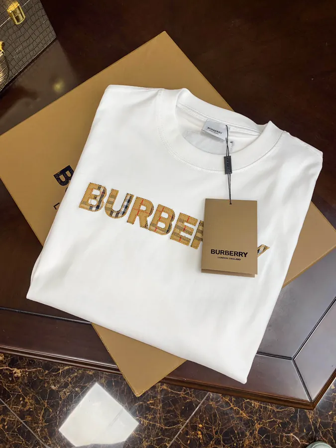 Burberr 2024 Vintage Pattern T Shirt