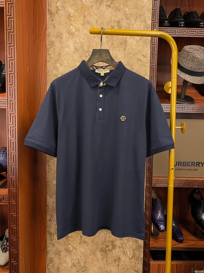 Burberry Polo T Shirt Vintage Print, Loose Fit