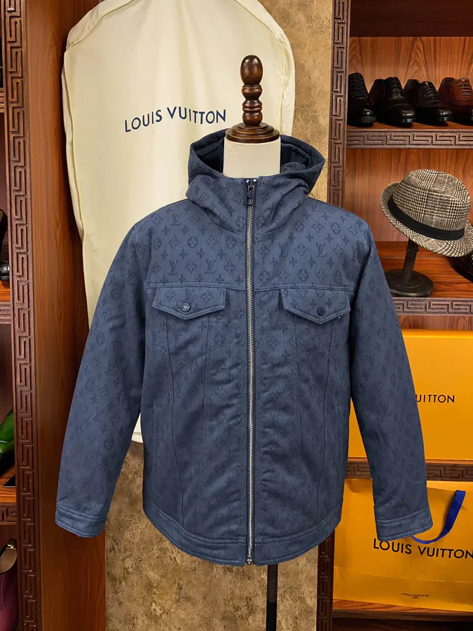 Lous Vuitton 2023 Winter Jacket with Monogram Print