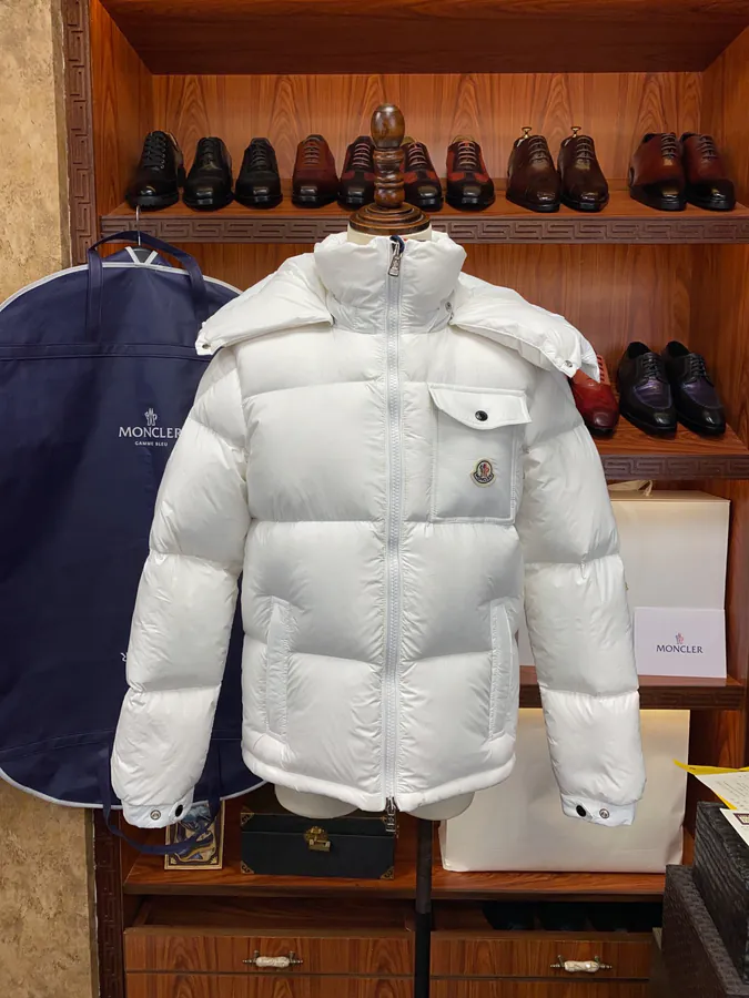 Montbeliard 19FW New Fashion 3 Striped Dual Zip Winter Coat
