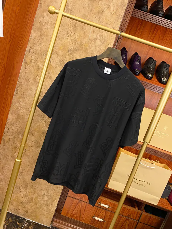 Burberry Letter Logo Print T Shirt