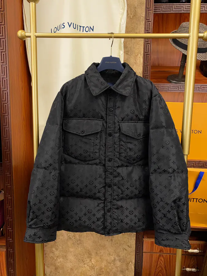 1V Luggage Vintage Style Down Coat