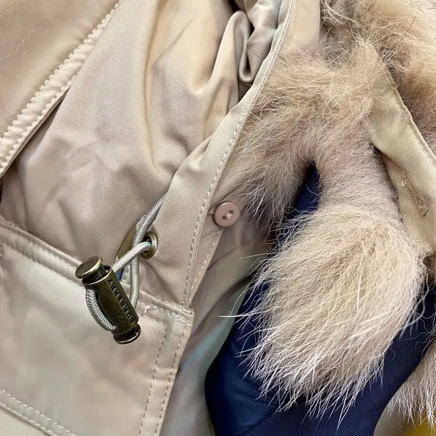 Burberry Long Women's Coat with Original Packaging