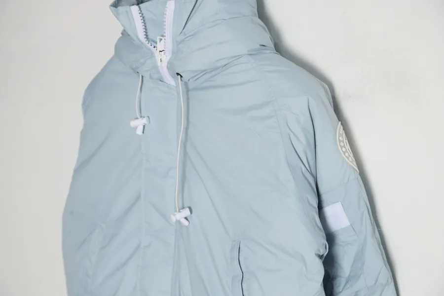 Canada Goose White Label Iceberg Short Flight Down Jacket Unisex