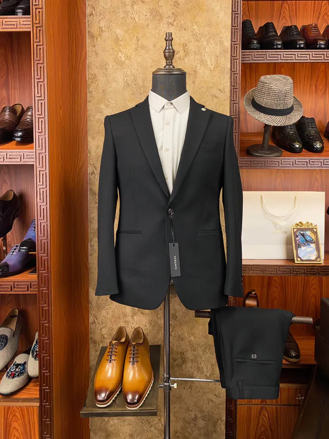 Versace Men's Business Suit Set Premium Fit