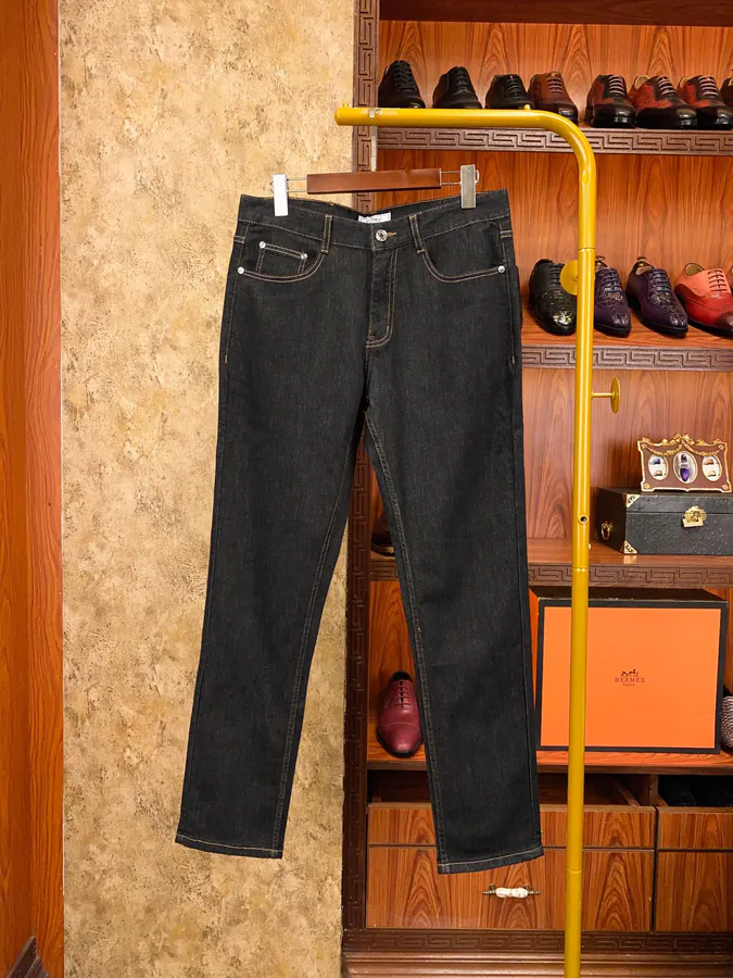 Hermès 2024 New Arrival Slim Fit Men's Denim Jeans
