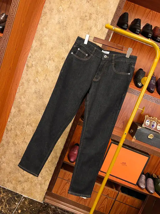 Hermès 2024 New Arrival Slim Fit Men's Denim Jeans
