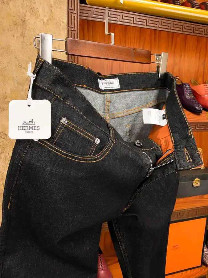 Hermès 2024 New Arrival Slim Fit Men's Denim Jeans
