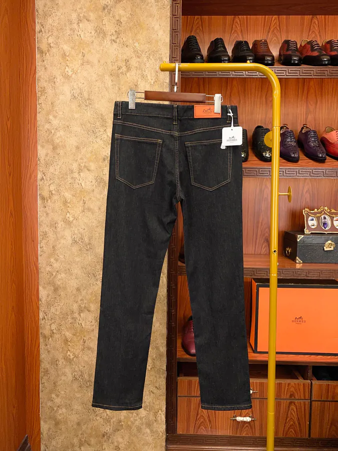 Hermès 2024 New Arrival Slim Fit Men's Denim Jeans
