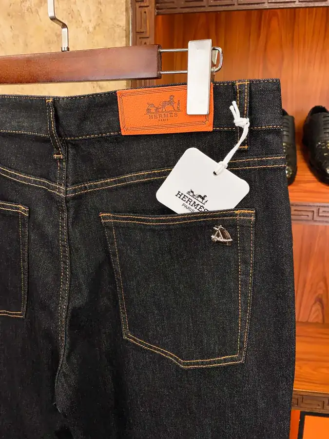 Hermès 2024 New Arrival Slim Fit Men's Denim Jeans