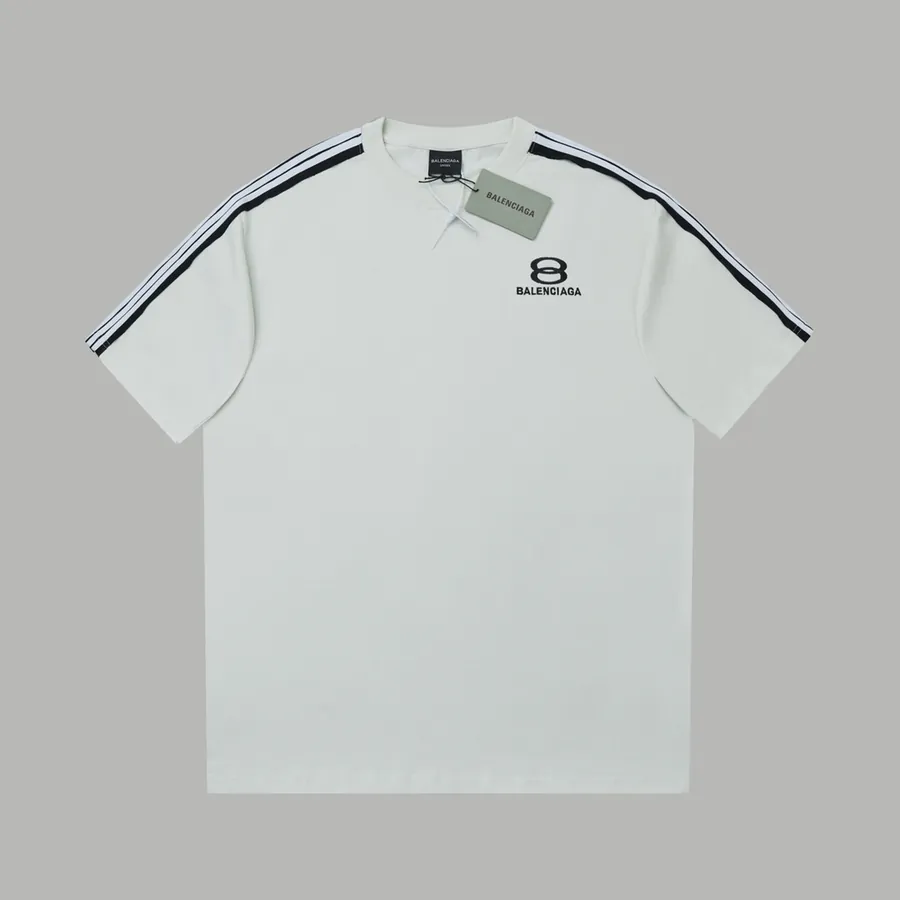 BALELE Parisian 25SS Early Spring New Collection Letter Logo Embroidery Straps Stitched Short Sleeve