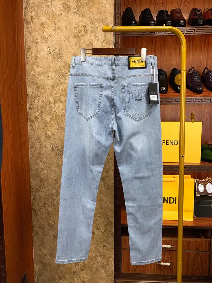 New Arrival FEND Men's Denim Pants Perfect Fit