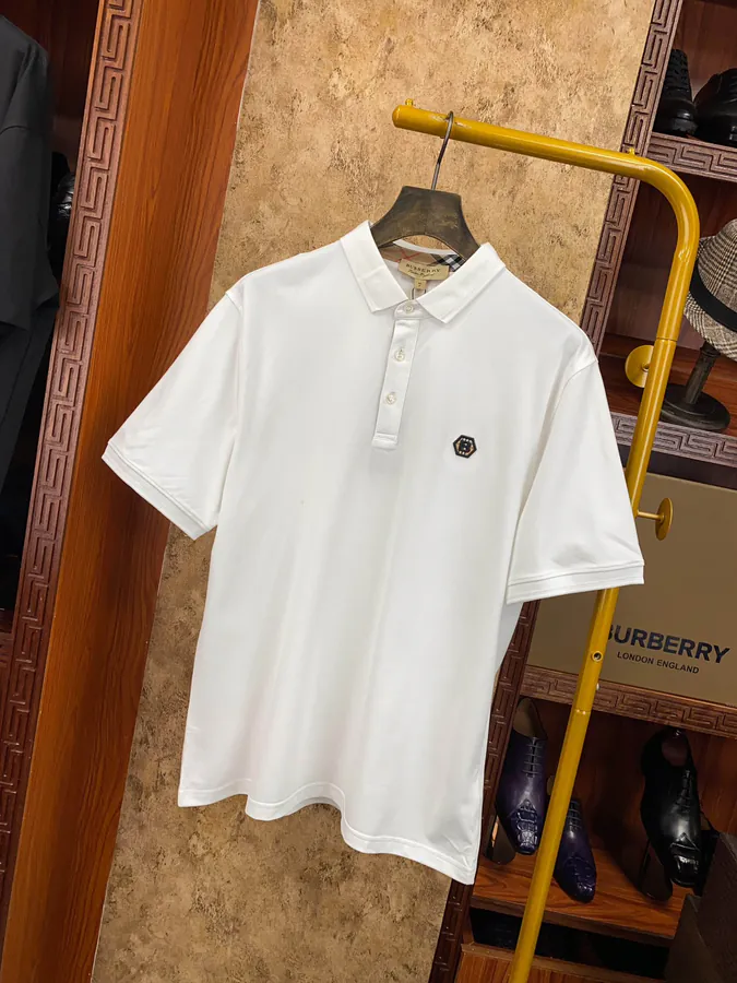 Burberry Barolo T Shirt with Vintage Check Pocket