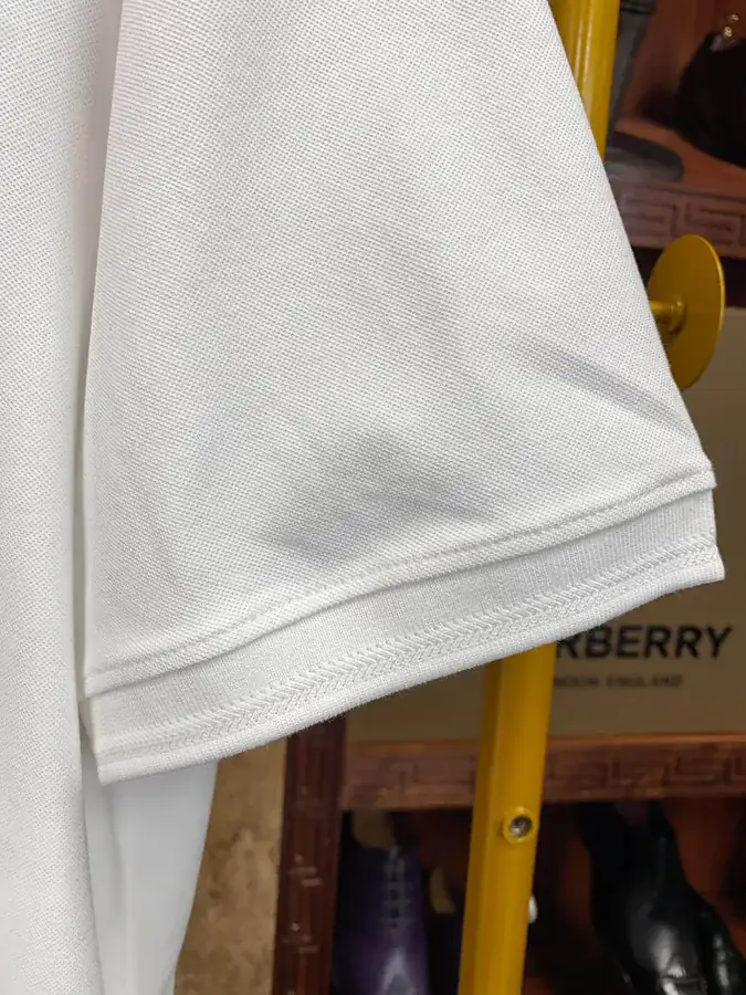 Burberry Barolo T Shirt with Vintage Check Pocket