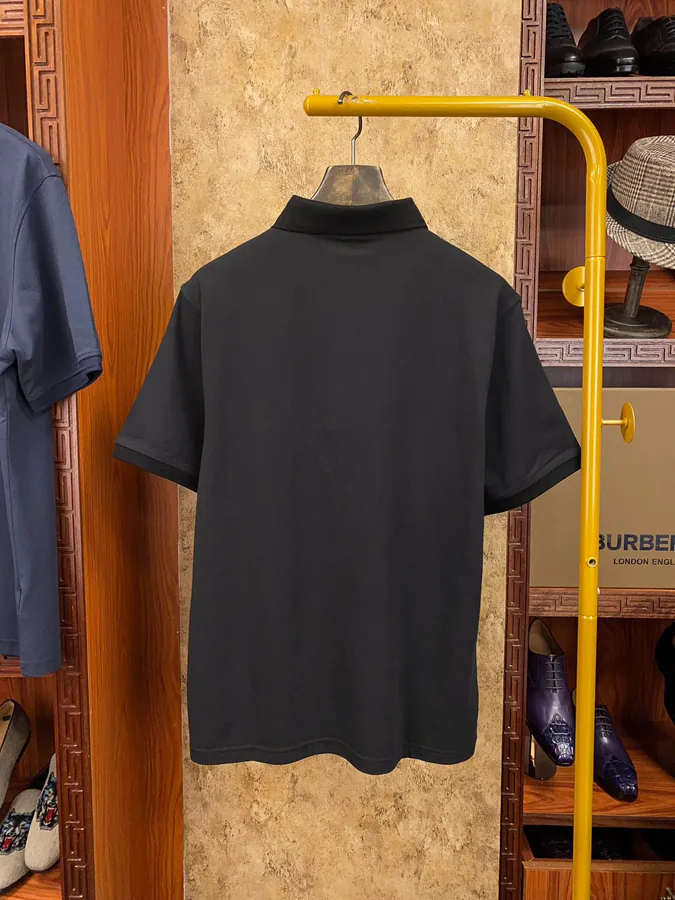Burberry Barolo T Shirt with Vintage Check Pocket