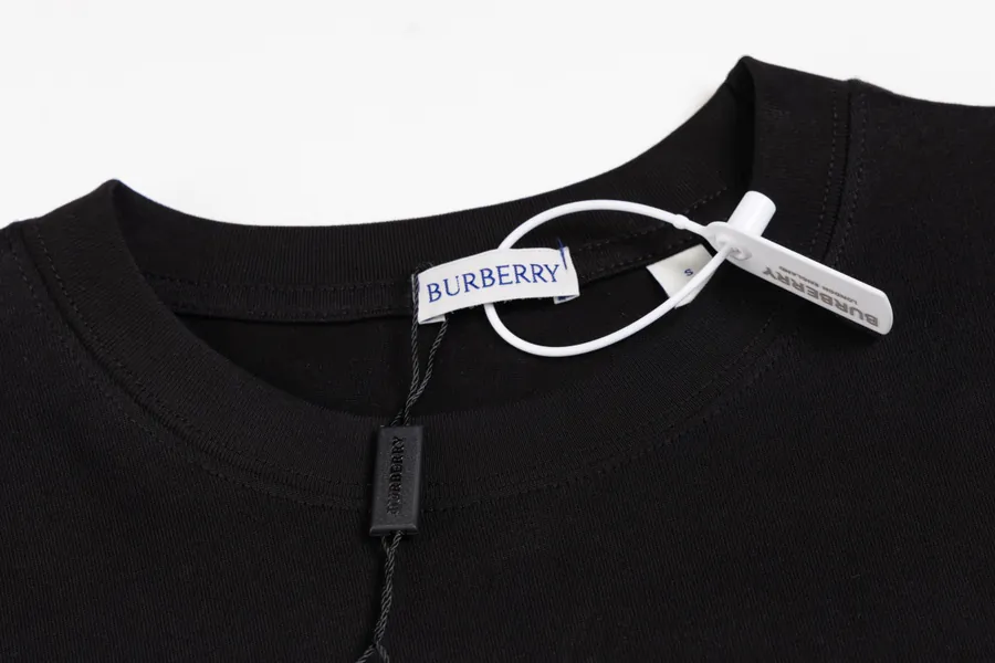Burberry Barbour Print T Shirt, Unisex, Loose Fit