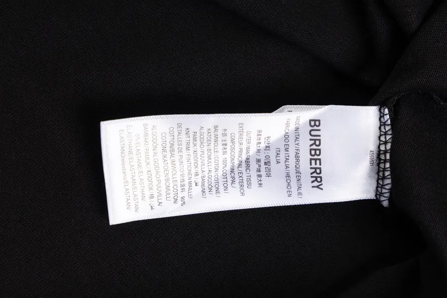 Burberry Barbour Print T Shirt, Unisex, Loose Fit