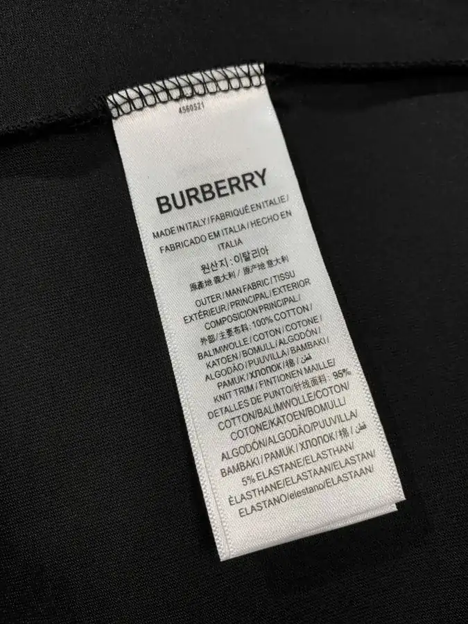 Burberry Round Circle Tartan Print Short Sleeve T Shirt