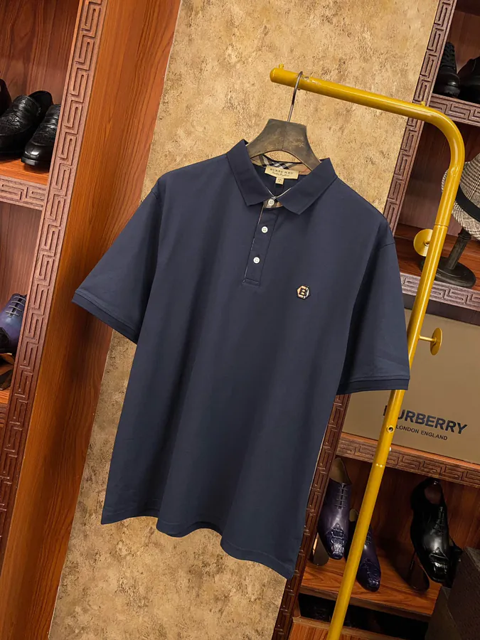 Burberry PoIo T Shirt with Vintage Check Pocket