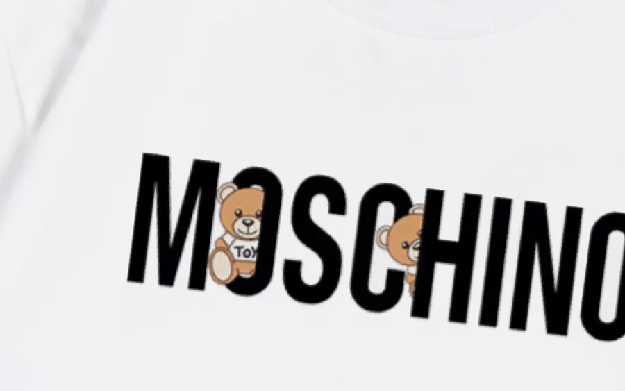 Moschino 2025 New Collection Letter Bear Logo T Shirt