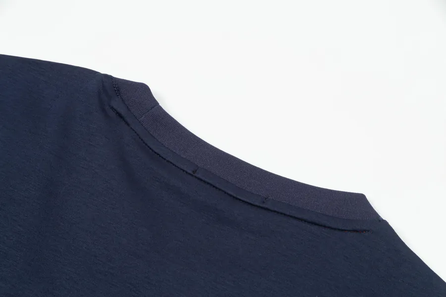 Hermes 25SS New Short Sleeve T Shirt in White, Navy, and Gray