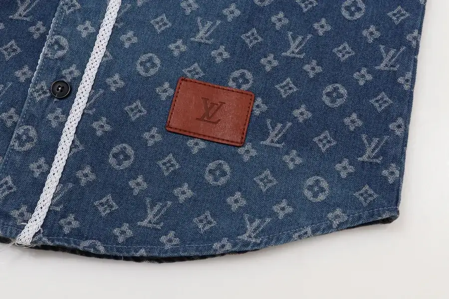 Supreme x LV 联名棒球服开衫外套短袖